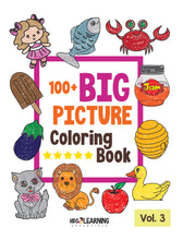 Load image into Gallery viewer, 100+ Big Picture Coloring Book Volume 3