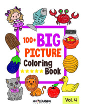 Load image into Gallery viewer, 100+ Big Picture Coloring Book Volume 4 Digital