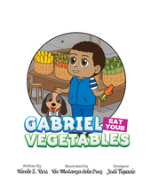 Load image into Gallery viewer, Gabriel Eat Your Vegetables Story + Workbook