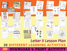 Load image into Gallery viewer, Letter B Lesson Plan