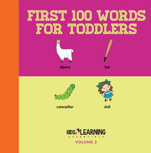 Load image into Gallery viewer, First 100 Words For Toddlers Volume 2 Digital Edition