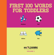 Load image into Gallery viewer, First 100 Words For Toddlers Volume 1 Digital Edition