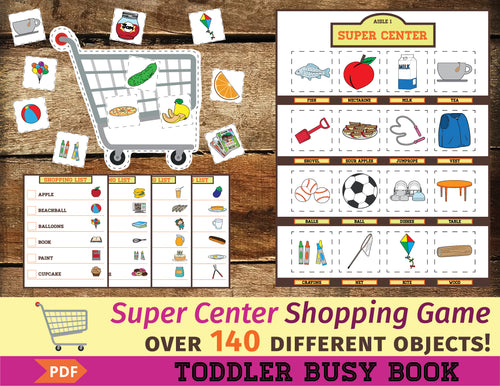 Story-Based Super Center Shopping Game