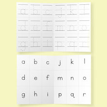 Load image into Gallery viewer, Alphabet Writing Lesson - Small, Tall &amp; Fall Letter Activity,  Lower &amp; Uppercase Lesson, Kindergarten Printable, Alphabet PDF, Kindergarten Curriculum, Writing Practice for Kindergarten