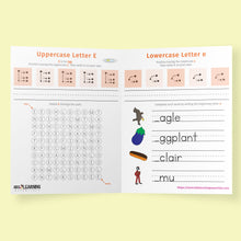 Load image into Gallery viewer, Alphabet Writing Activities - Upper And Lowercase Tracing, Kindergarten Printable, Alphabet PDF, Letter Maze For 26 Letters For Preschool And Kindergarten