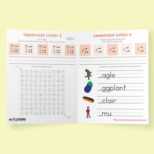 Alphabet Writing Activities - Upper And Lowercase Tracing, Kindergarten Printable, Alphabet PDF, Letter Maze For 26 Letters For Preschool And Kindergarten
