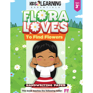 Flora Loves To Find Flowers Handwriting Paper