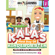 Load image into Gallery viewer, Kala&#39;s First Day Of Kindergarten Draw &amp; Write Journal