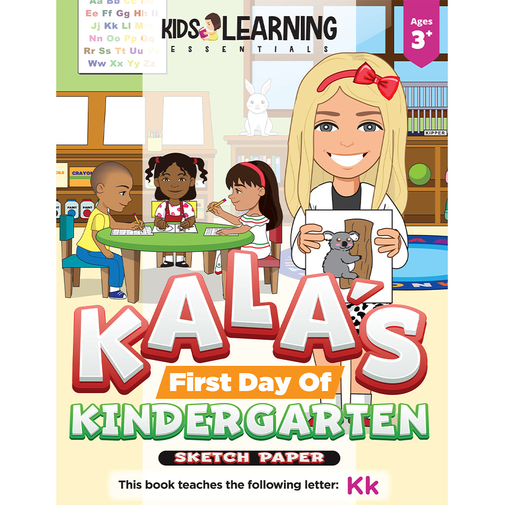 Kala's First Day Of Kindergarten Sketch Paper