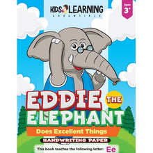Load image into Gallery viewer, Eddie The Elephant Does Excellent Things Handwriting Paper