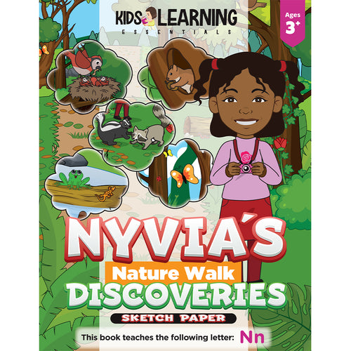 Nyvia's Nature Walk Discoveries Sketch Paper