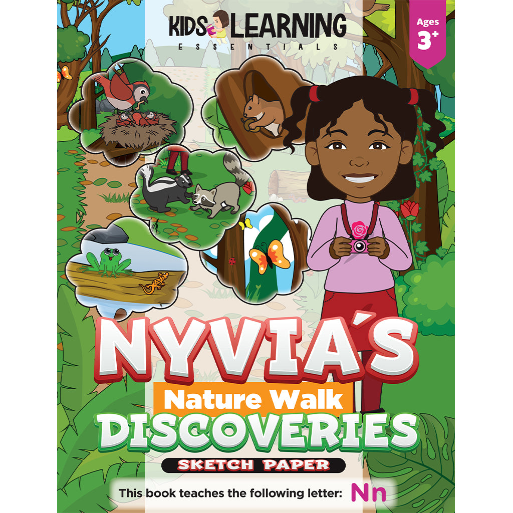 Nyvia's Nature Walk Discoveries Sketch Paper
