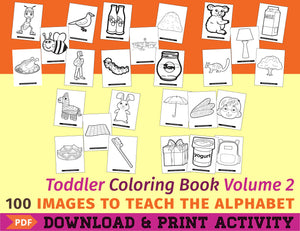 Toddler Coloring Book Vol. 2 - Digital Edition