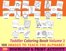 Load image into Gallery viewer, Toddler Coloring Book Vol. 3 - Digital Edition
