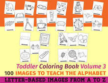 Load image into Gallery viewer, Toddler Coloring Book Vol. 3