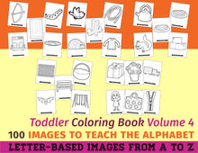 Load image into Gallery viewer, Toddler Coloring Book Vol. 4