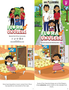 Flora Plays The Ukulele Story + Workbook