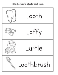KJ Loses His First Tooth Workbook