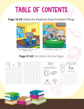 Load image into Gallery viewer, Eddie The Elephant Does Excellent Things Story + Workbook