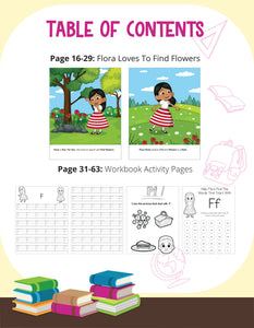 Flora Loves To Find Flowers Story + Workbook