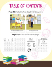 Load image into Gallery viewer, Kala&#39;s First Day Of Kindergarten Story + Workbook