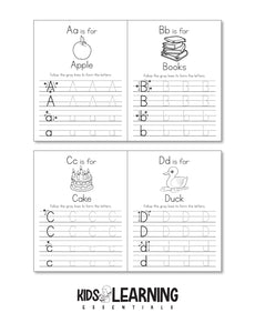 Letter And Word Tracing For Preschoolers