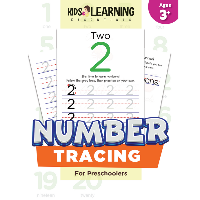 Number Tracing For Preschoolers