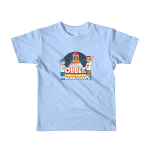 Ollie Almost Goes To Outer Space Short-Sleeve Kids T-Shirt (Design 3)