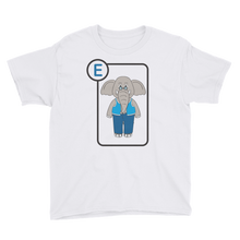 Load image into Gallery viewer, E Is For Eddie The Elephant Short Sleeve Kids T-Shirt