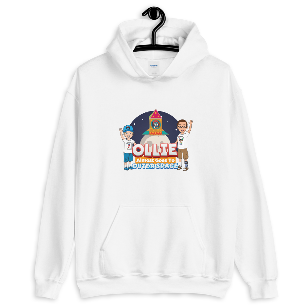 Ollie Almost Goes To Outer Space Adult Unisex Hoodie (Design 3)