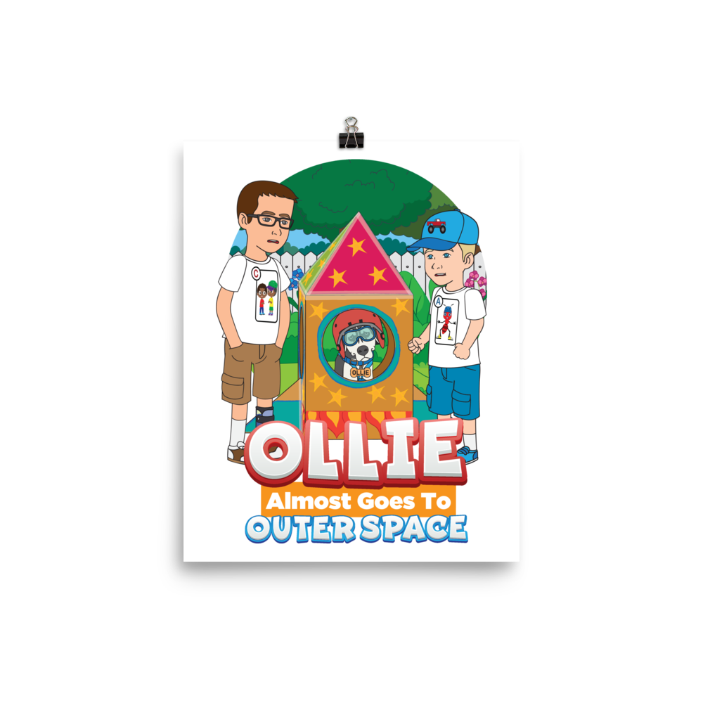Ollie Almost Goes To Outer Space Poster