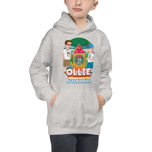 Ollie Almost Goes To Outer Space Kids Hoodie