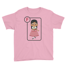 Load image into Gallery viewer, F Is For Flora Short Sleeve Kids T-Shirt
