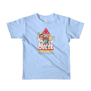Ollie Almost Goes To Outer Space Short-Sleeve Kids T-Shirt (Design 2)