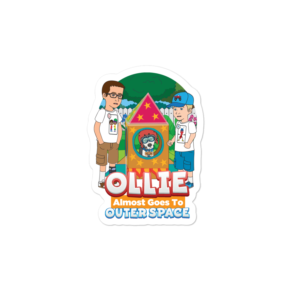 Ollie Almost Goes To Outer Space Stickers