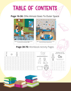 Ollie Almost Goes Into Outer Space Story + Workbook
